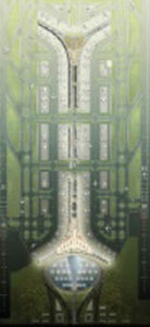 Aerial concept image of Terminal 3 Beijing Capital Airport