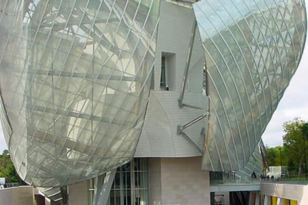 Paris France June 2016 Detail Building Louis Vuitton Foundation