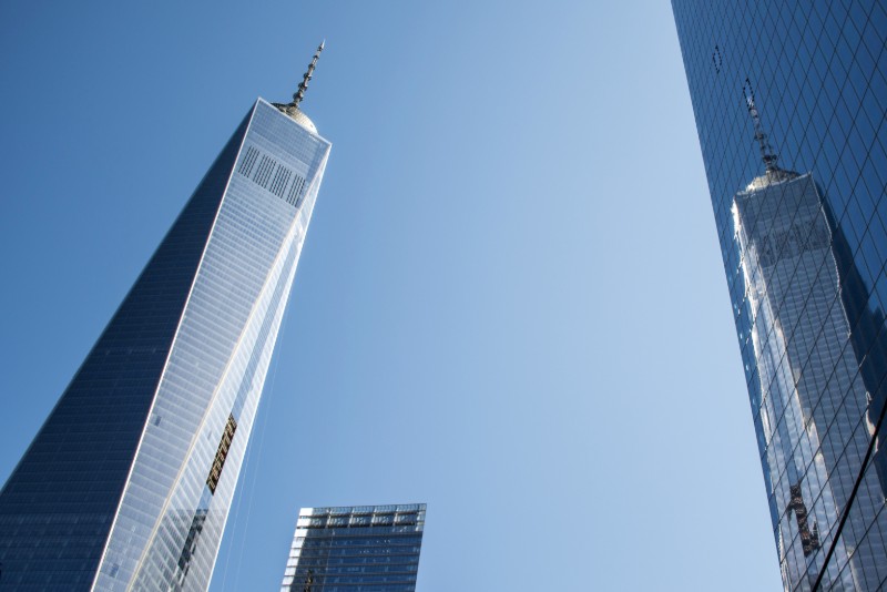 What's inside One World Trade Center's structure? 