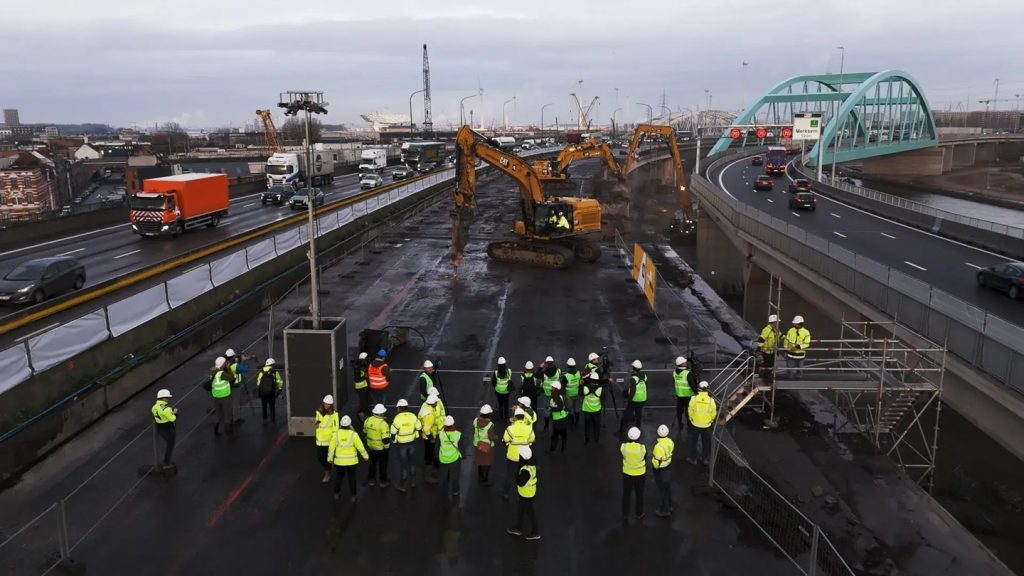 BESIX announces start of Merksem viaduct demolition works