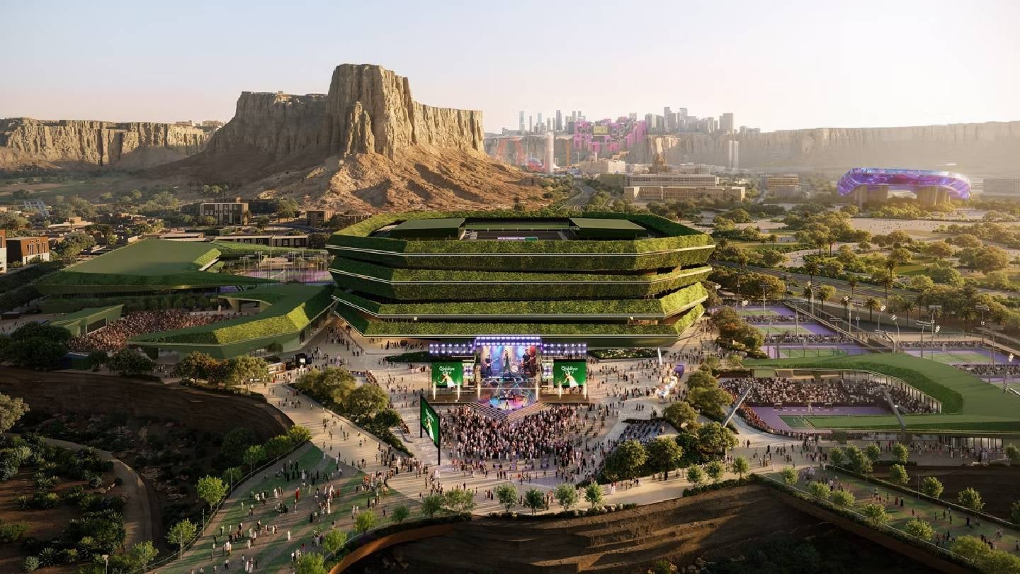 Qiddiya's National Tennis Centre Sets New Benchmark for Sports Facilities