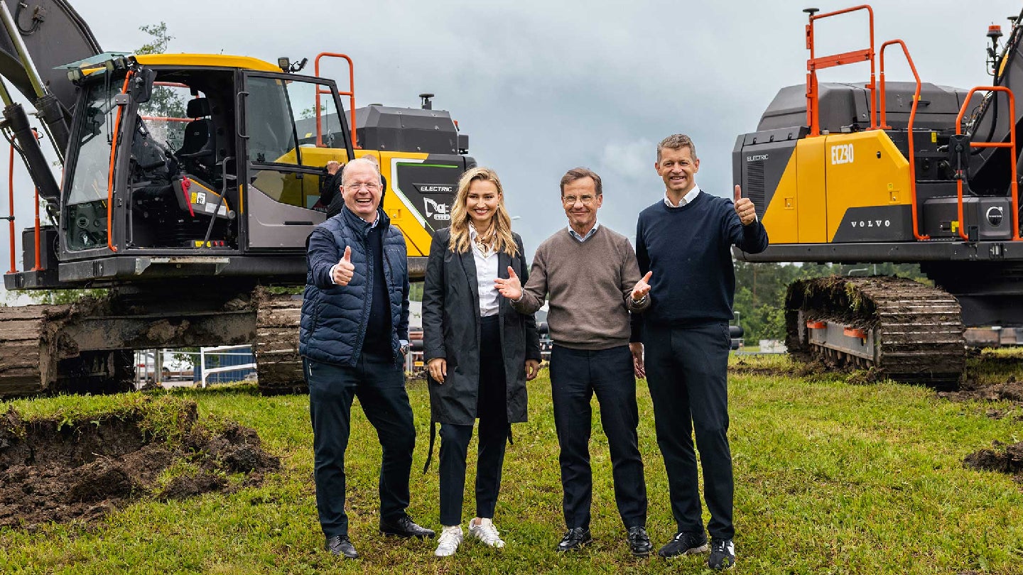 Volvo CE Begins Construction on New Excavator Plant in Sweden