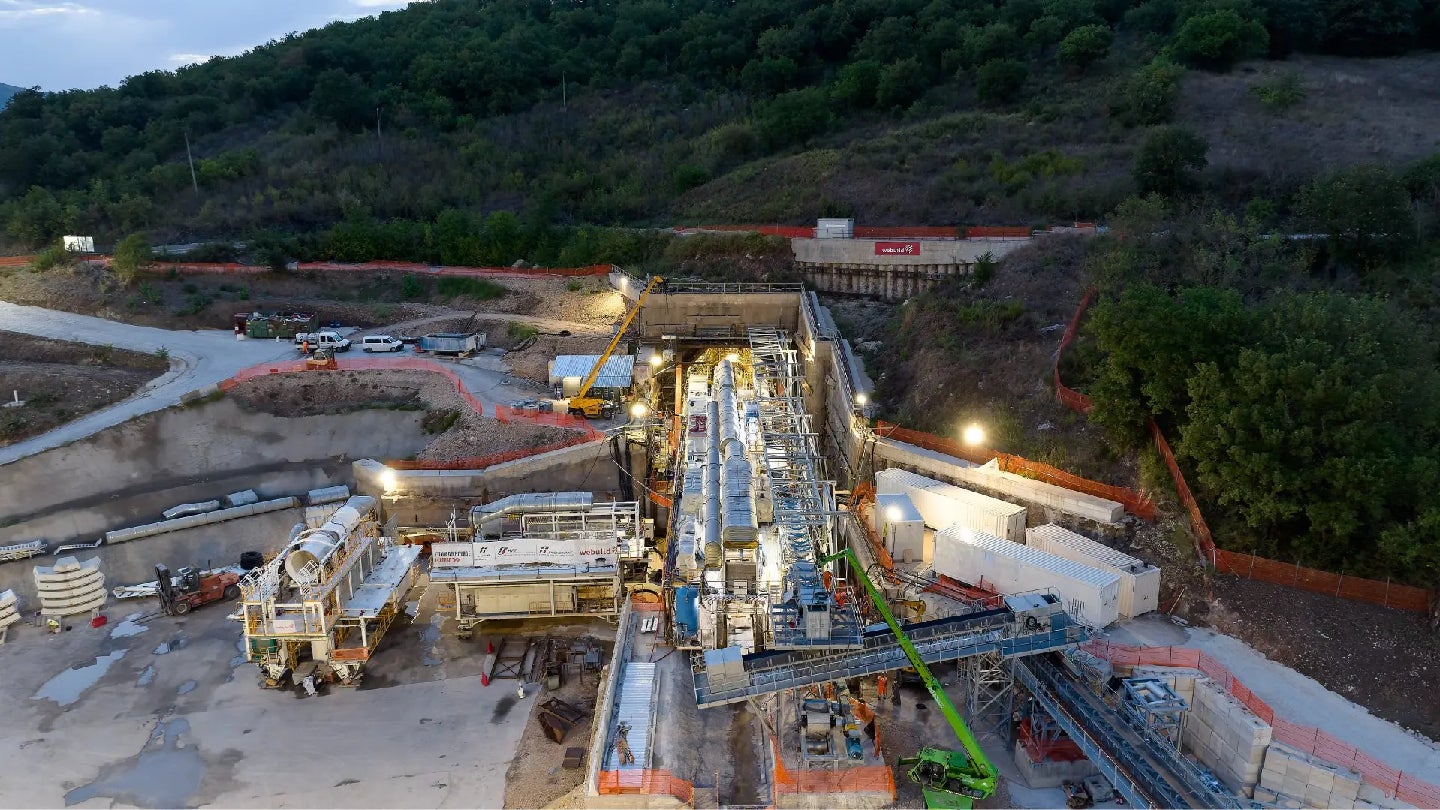 Webuild Advances Naples-Bari Rail with Melito Tunnel Excavation