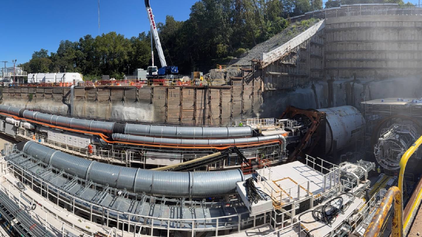 Hudson Tunnel Project Begins with First Boring Machine in Action