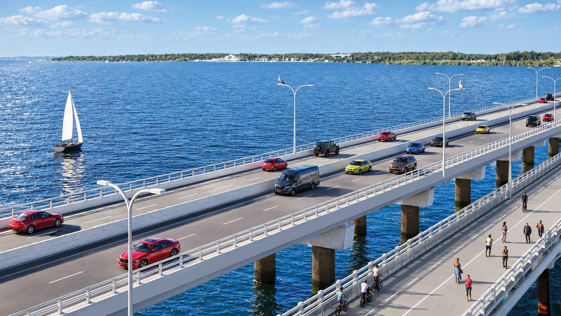 Queensland Unveils Design for New Bribie Island Bridge