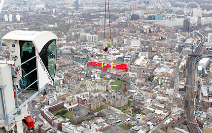 Spider crane.