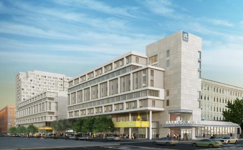 Rendering of the transformation of Chestnut Street