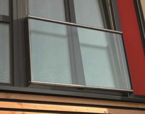 The BSG all glass safety balustrade