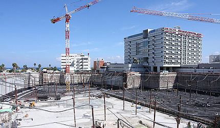 Rambam Hospital Construction