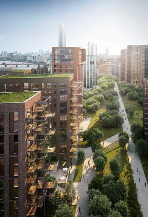 Embassy Gardens project in London